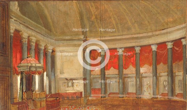 Study for The House of Representatives, ca. 1821. Creator: Samuel Finley Breese Morse.