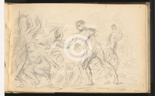 Study for "The Judgement of Paris" or "The Amorous Shepherd", 1883/1886. Creator: Paul Cezanne.