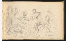 Study for "The Judgement of Paris" or "The Amorous Shepherd", 1883/1886. Creator: Paul Cezanne