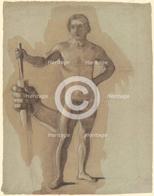 Study for "The Landing of Columbus", c. 1842. Creator: John Vanderlyn.
