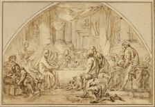 Study for The Last Supper, c. 1792. Creator: Jean Baptiste Marie Huet