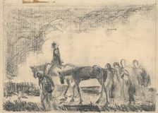 Study for the Lithograph Refugees, 1944. Creator: Cyprian Majernik