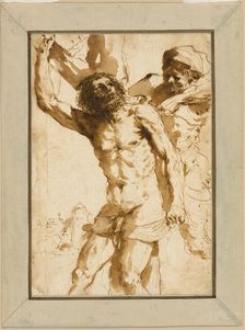 Study for "The Martyrdom of Saint Bartholomew", 1635/36. Creator: Guercino