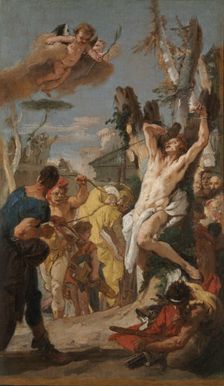 Study for "The Martyrdom of Saint Sebastian"..., 1739. Creator: Giovanni Battista Tiepolo (Italian, 1696-1770)