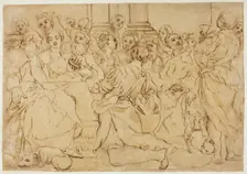 Study for the Marriage at Cana, c. 1688. Creator: Giuseppe Maria Crespi