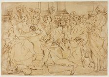 Study for the Marriage at Cana, c. 1688. Creator: Giuseppe Maria Crespi