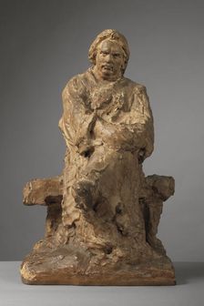 Study For The "Monument To Balzac", 1898. Creator: Jean Alexandre Joseph Falguiere