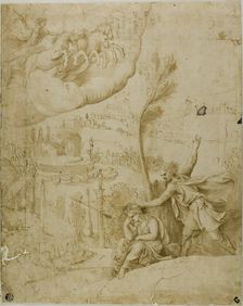 Study for the Omen of the Future Greatness of Augustus: Left Portion, n.d. Creator: Unknown