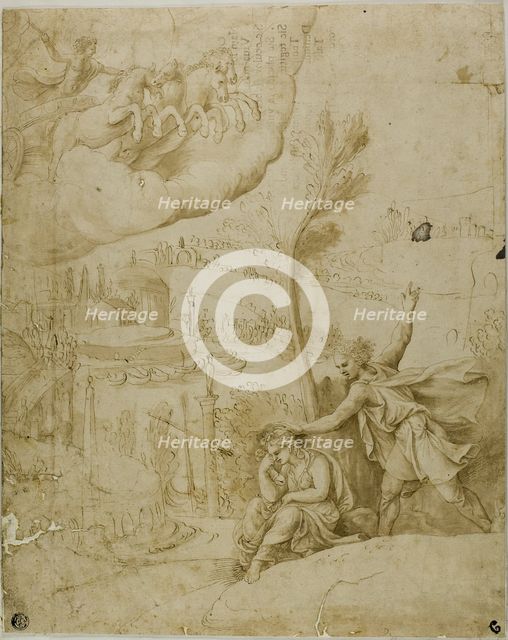 Study for the Omen of the Future Greatness of Augustus: Left Portion, n.d. Creator: Unknown.