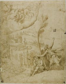 Study for the Omen of the Future Greatness of Augustus: Left Portion, n.d. Creator: Unknown