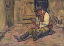 Study for the Painting Farrier, around 1935. Creator: Gustav Mally