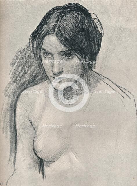 'Study for the painting Hylas and the Nymphs', c1896. Artist: John William Waterhouse.