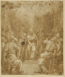 Study for the Pentecost, c.1580. Creator: Simone Peterzano