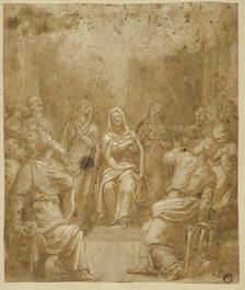 Study for the Pentecost, c.1580. Creator: Simone Peterzano