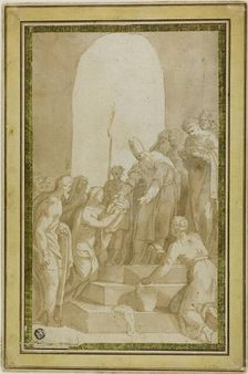 Study for the Presentation of the Christ Child in the Temple, n.d. Creator: Unknown