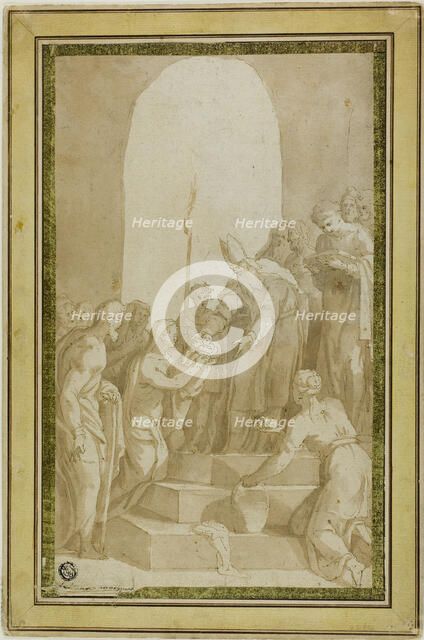 Study for the Presentation of the Christ Child in the Temple, n.d. Creator: Unknown.