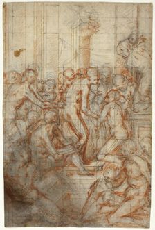 Study for the Purification of the Virgin, c. 1577. Creator: Giovanni Battista Naldini