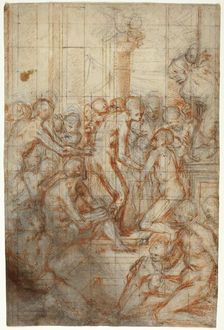 Study for the Purification of the Virgin, c. 1577. Creator: Giovanni Battista Naldini