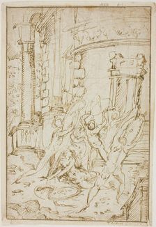 Study for the Rape of the Sabines, 1564/74. Creator: Unknown