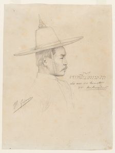 Study for "The Reception of the Siamese Ambassadors at Fontainebleau", 1861-1864. Creator: Jean-Léon Gérôme (French, 1824-1904)