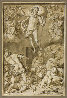 Study for the Resurrection, c.1574. Creator: Santi di Tito