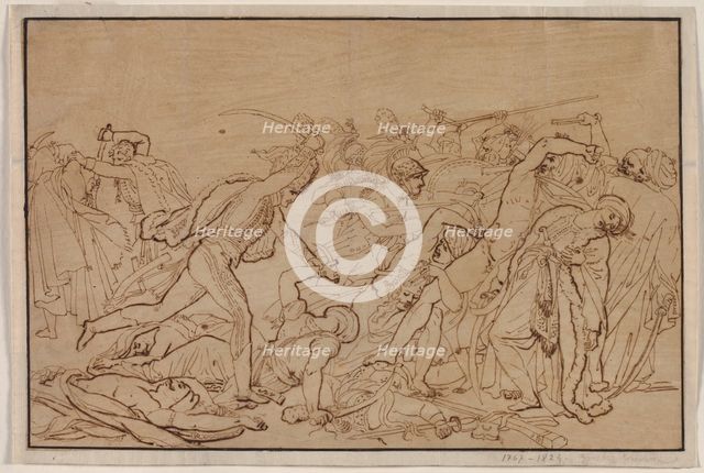 Study for The Revolt of Cairo, 1810. Creator: Anne-Louis Girodet de Roucy-Trioson (French, 1767-1824).