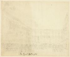 Study for The Royal Exchange, from Microcosm of London, c. 1809. Creator: Augustus Charles Pugin