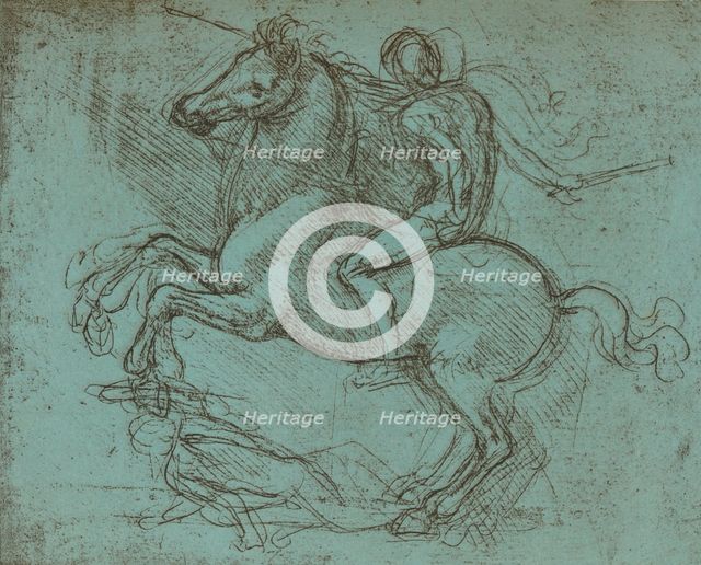 Study for the Sforza Monument, c1482-c1499 (1883). Artist: Leonardo da Vinci.