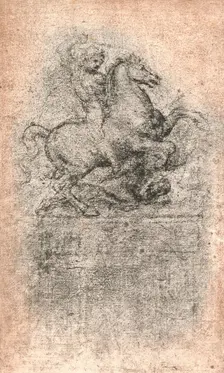 Study for the Sforza Monument, c1482-c1499 (1883). Artist: Leonardo da Vinci