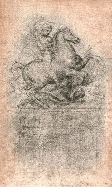 Study for the Sforza Monument, c1482-c1499 (1883). Artist: Leonardo da Vinci