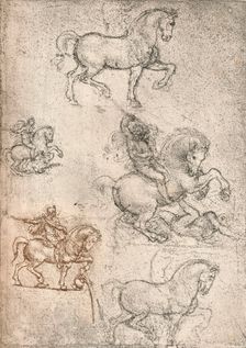 Study for the Sforza Monument, c1482-c1499 (1883). Artist: Leonardo da Vinci