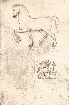 Study for the Sforza Monument, c1482-c1499 (1883). Artist: Leonardo da Vinci
