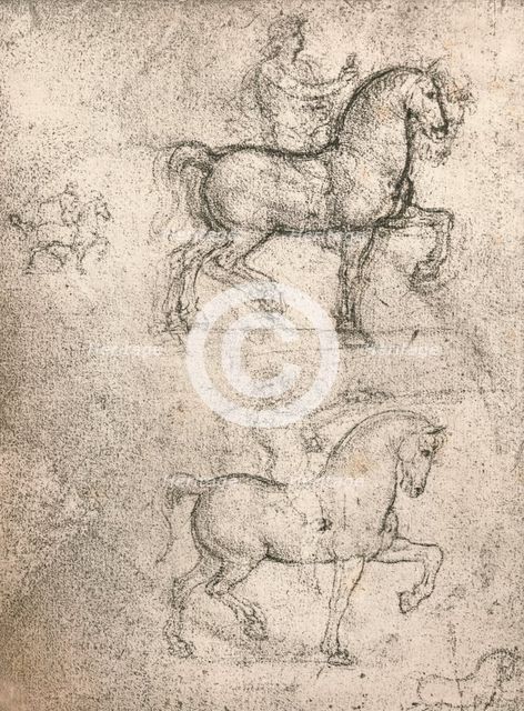 Study for the Sforza Monument, c1482-c1499 (1883). Artist: Leonardo da Vinci.