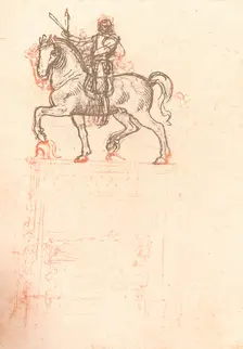 Study for the Sforza Monument, c1482-c1499 (1883). Artist: Leonardo da Vinci