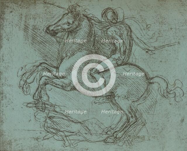 Study for the Sforza Monument, c1482-c1499 (1883). Artist: Leonardo da Vinci.