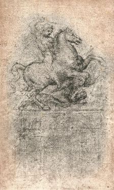 Study for the Sforza Monument, c1482-c1499 (1883). Artist: Leonardo da Vinci