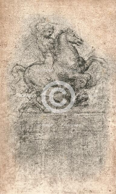 Study for the Sforza Monument, c1482-c1499 (1883). Artist: Leonardo da Vinci.