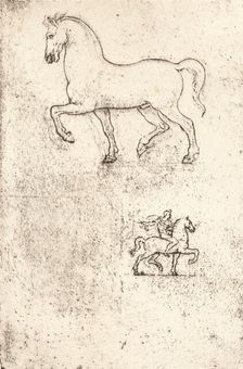 Study for the Sforza Monument, c1482-c1499 (1883). Artist: Leonardo da Vinci