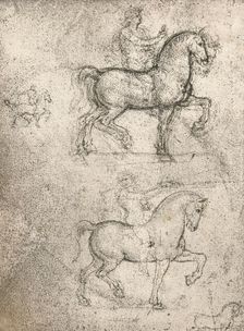 Study for the Sforza Monument, c1482-c1499 (1883). Artist: Leonardo da Vinci