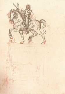 Study for the Sforza Monument, c1482-c1499 (1883). Artist: Leonardo da Vinci