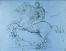 Study for the Sforza Monument, c1488-1493 (1954).Artist: Leonardo da Vinci