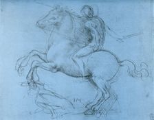 Study for the Sforza Monument, c1488-1493 (1954).Artist: Leonardo da Vinci