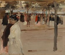 Study for the Shore Road, Seville, 1881. Creator: Albert Edelfelt