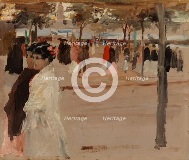 Study for the Shore Road, Seville, 1881. Creator: Albert Edelfelt.