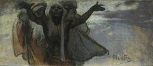 Study for the Slav Epic. Artist: Mucha, Alfons Marie (1860-1939)