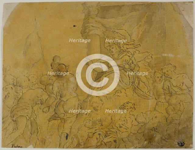 Study for Venice, Crowned by Victory, Receiving Her Subject Peoples, n.d. Creator: Unknown.