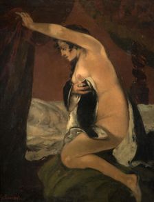 Study for Venus in Venus and Psyche, 1865. Creator: Gustave Courbet
