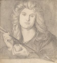 Study for "Venus Verticordia". Creator: Dante Gabriele Rossetti (British, 1828-1882)