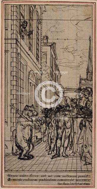 Study for Vignette-Frontispiece in Poncelet's "Principes Generaux Pour Servir à l'Educa..., c. 1763. Creator: Hubert Francois Gravelot.