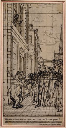 Study for Vignette-Frontispiece in Poncelet's "Principes Generaux Pour Servir à l'Educa..., c. 1763. Creator: Hubert Francois Gravelot